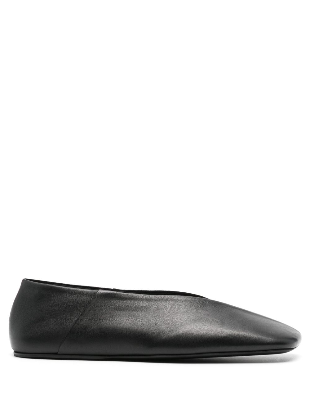 Jil Sander Ballerinas mit eckiger Kappe - Schwarz von Jil Sander