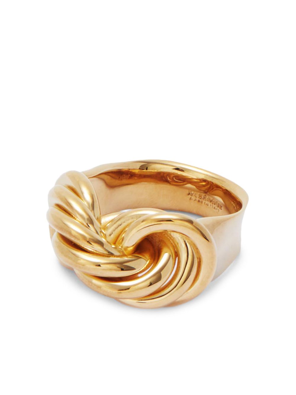 Jil Sander Handgefertigter Ring mit gedrehtem Detail - Gold von Jil Sander