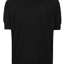 Schwarzes Woll-t-shirt Regular Fit Von Jil Sander von Jil Sander