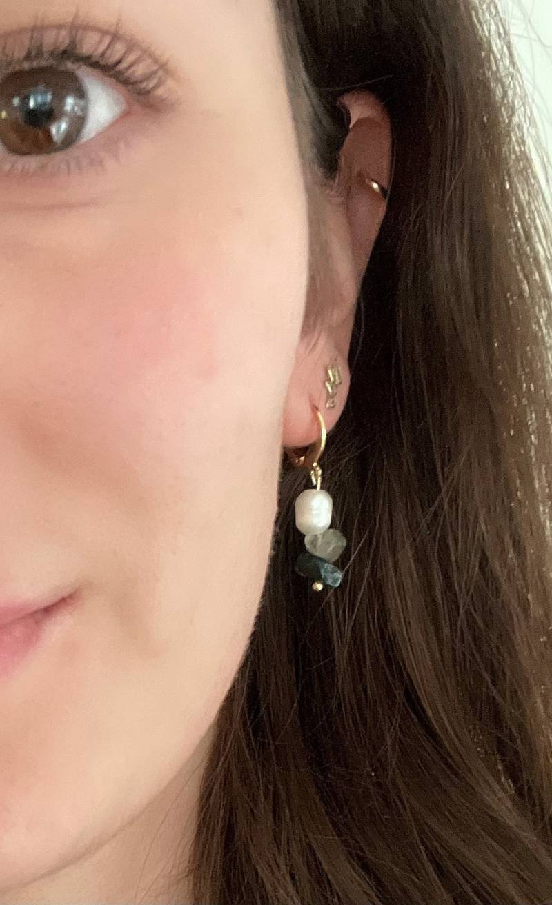 Hängeohrringe Mit Süßwasserperlen von JilaJewellery