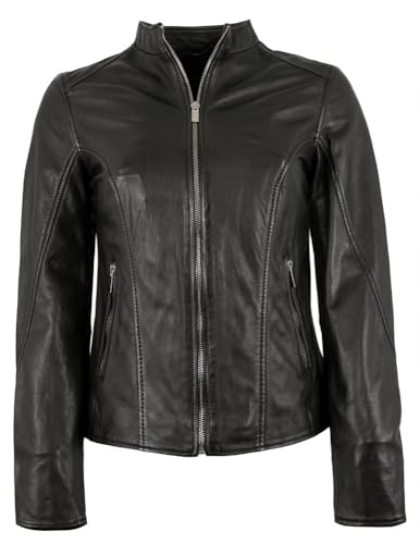 Jilani - Damen Echtleder Lederjacke Lammnappa schwarz Größe 38 von Jilani