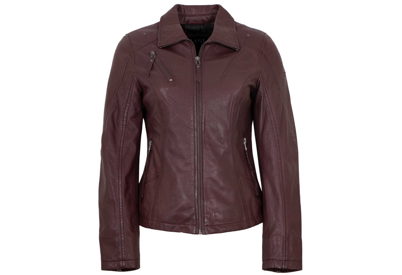 Jilani Lederjacke Dalma Jilani Collection - Damen Lederjacke Lammnappa bordeaux von Jilani