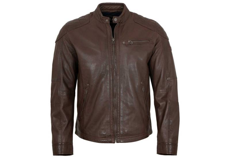 Jilani Lederjacke Dante Jilani Collection - Herren Lederjacke Lammnappa braun von Jilani