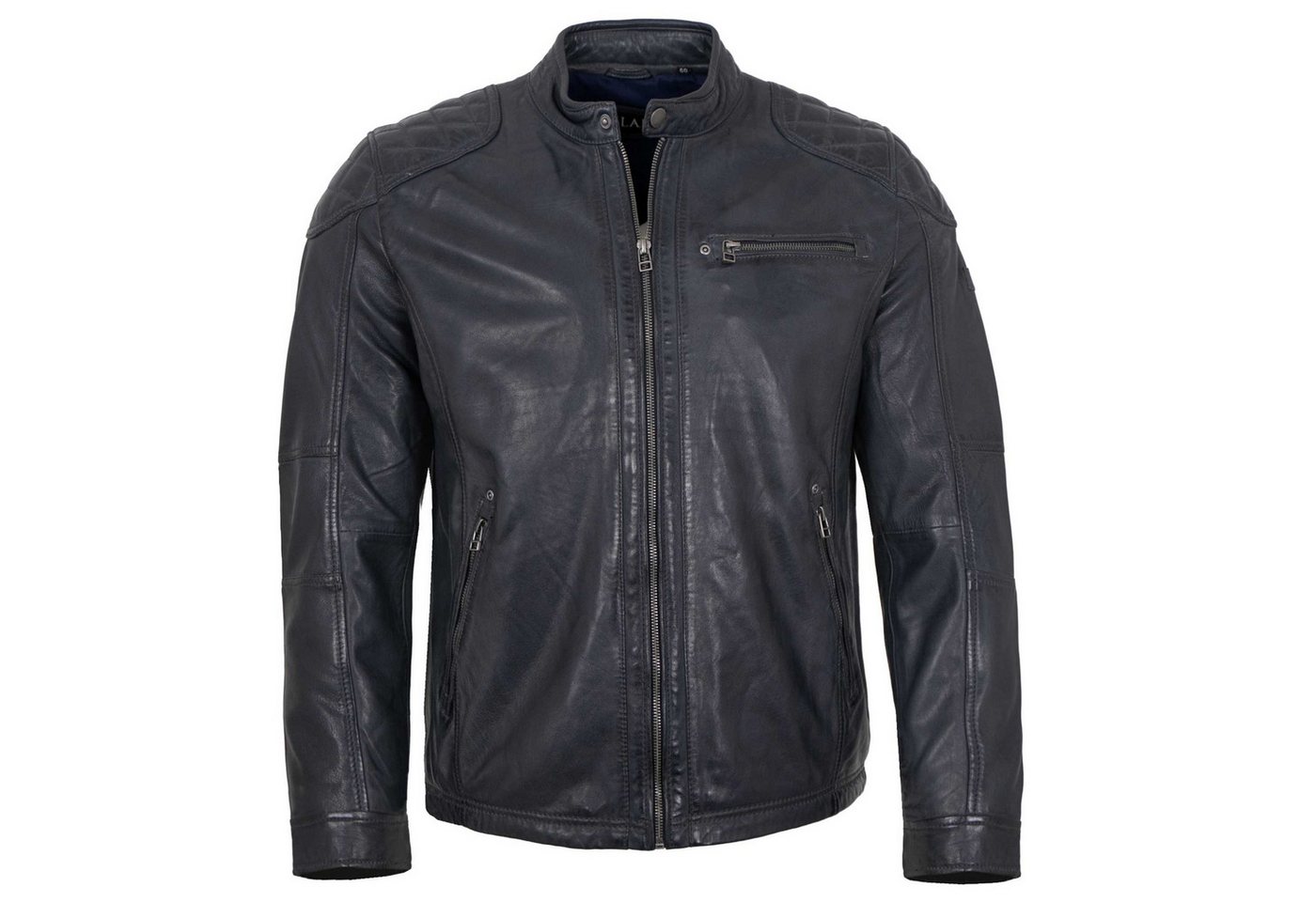 Jilani Lederjacke Dante Jilani Collection - Herren Lederjacke Lammnappa indigo von Jilani