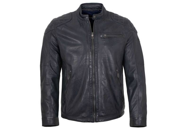 Jilani Lederjacke Dante Jilani Collection - Herren Lederjacke Lammnappa indigo von Jilani