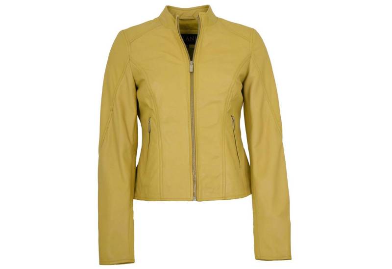 Jilani Lederjacke Fulya Jilani - Damen Lederjacke Lammnappa lemon von Jilani