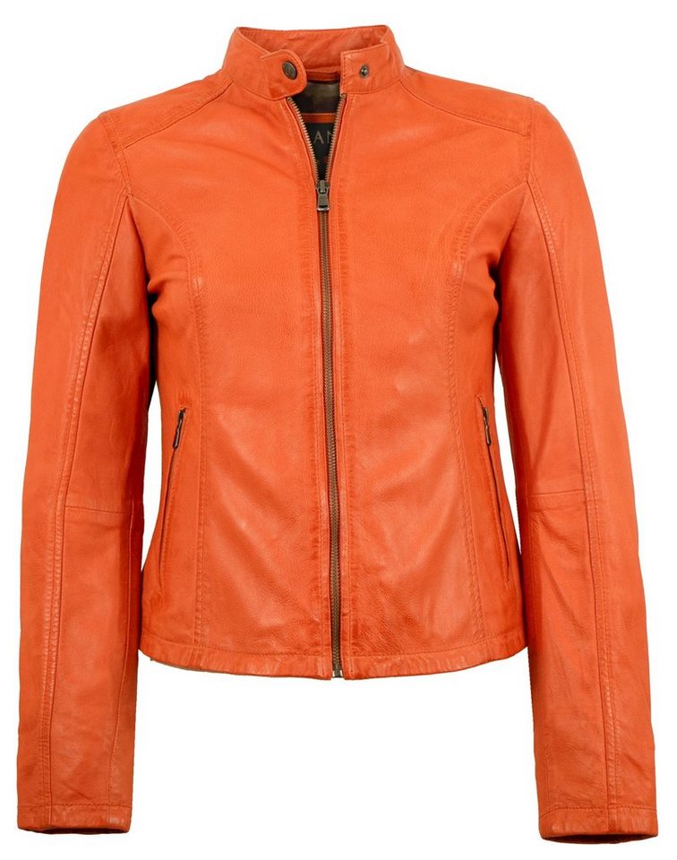 Jilani Lederjacke Rooney Echtleder Damen Lederjacke Lammnappa apricot von Jilani