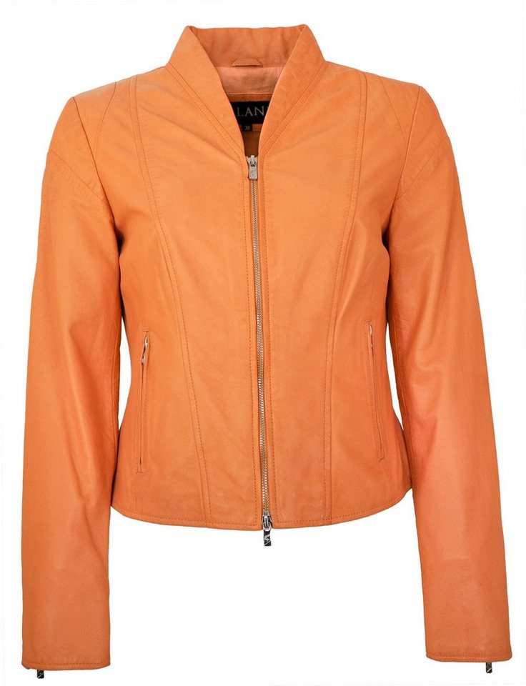 Jilani Lederjacke Tulip Echtleder Damen Lederjacke Lammnappa aprikose von Jilani