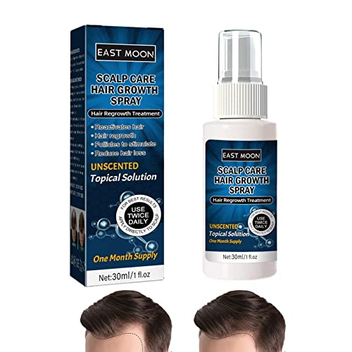 Spray Pour La Croissance Des Cheveux, 30 ml Spray Pour La Croissance Rapide Des Cheveux, Spray Nourrissant Pour Les Cheveux Pour Hommes, Spray Réparateur Pour Cheveux Abîmés Pour Épaissir Le Cuir Chev von Jildouf