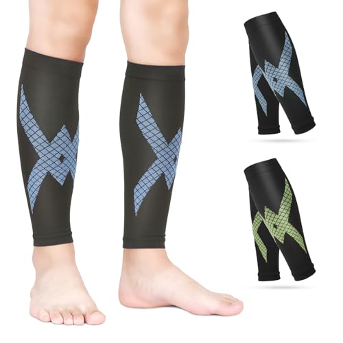 2 Paar Wadenbandage Kompressionsstrümpfe Damen Herren Waden Compression Stützstrümpfe Abhilfe bei Schienbeinkantensyndrom Varicose Sport Laufen Flug Radfahren Medizinische Schwangerschaft ohne Fuß 2 Paar Wadenbandage Kompressionsstrümpfe Damen Herren Waden Compression Stützstrümpfe Abhilfe bei Schienbeinkantensyndrom Varicose Sport Laufen Flug Radfahren Medizinische Schwangerschaft ohne Fuß von Jileson