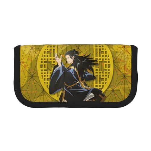 Anime JJK Itadori Yuuji Tasche Geto Suguru Figur Organizer Tasche Kulturbeutel Kosmetiktasche Penbag Gojo Satoru Schreibwaren Tasche Bleistift Tasche, Typ 6, 19x9x5cm von Jilijia