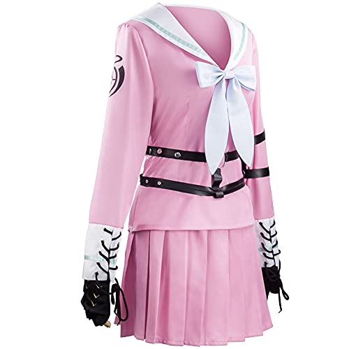 Anime Nanami Chiaki Cosplay Kostüm Mädchen JK Verkleidung Komplettes Set Mantel Rock Anzug Schuluniform für Halloween Karneval Anime Ausstellung, Iruma Miu, XL von Jilijia