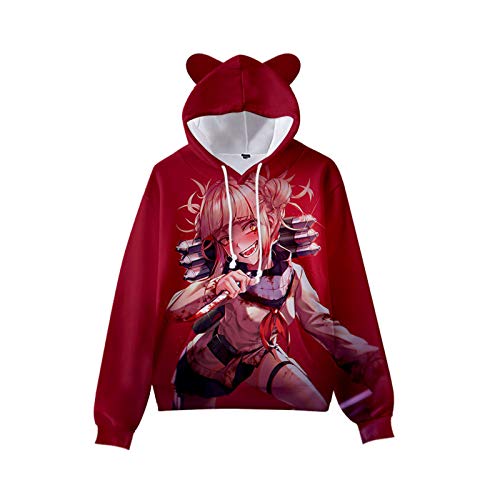 Jilijia Boku No Hero Academia Hoodie My Hero Academia Cosplay Shoto Todoroki Hoodies Pullover Kostüm Jacke Mantel, Typ1, L von Jilijia