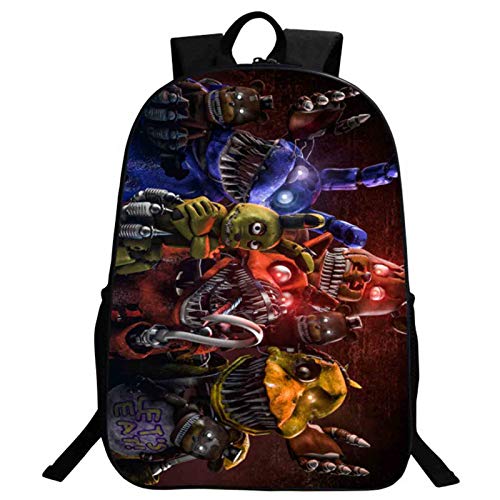 Five Nights at Backpack Fnaf Schulranzen FNAF Schulrucksack Kinder Schultasche Rucksack ucksack für Herren ucksack Laptop ucksack Laptop, Type7, 40x30x20cm, Daypack Rucksäcke von Jilijia