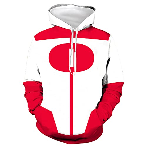 Invincible Hoodie Mark Grayson Cosplay Kostüm Atom Eve Halloween Karneval 3D Druck Superheld Anime Sweatshirt Pullover, Omni Man, XL von Jilijia