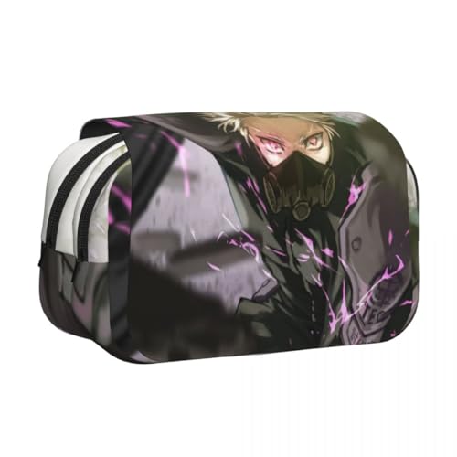 Jilijia Anime Kafka Hibino Federmäppchen Soshiro Hoshina Kikoru Shinomiya Stifttaschen Cartoon Reißverschluss Doppelfach Bleistiftbeutel für Studenten Teenager, Typ 10, 21*5*12cm, Federmäppchen von Jilijia