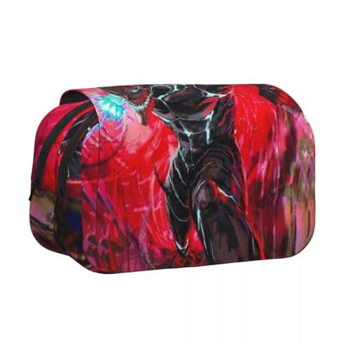 Jilijia Anime Kafka Hibino Federmäppchen Soshiro Hoshina Kikoru Shinomiya Stifttaschen Cartoon Reißverschluss Doppelfach Bleistiftbeutel für Studenten Teenager, Typ 8, 21*5*12cm, Federmäppchen von Jilijia