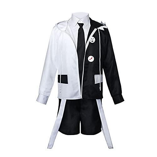 Jilijia Anime Nanami Chiaki Cosplay Kostüm Mädchen JK Verkleidung Full Set Mantel Rock Anzug Schuluniform für Halloween Karneval Anime Ausstellung, Monokuma Junge, L von Jilijia