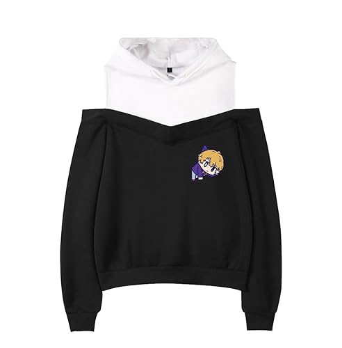 Jilijia Anime Oshi no Ko Hoodie Arima Kana Cartoon False Zweiteilige Hoodies Hoshino Ai Cosplay Langarm Sweatshirt Trägerloses Design Top, Typ 3, L Jilijia Anime Oshi no Ko Hoodie Arima Kana Cartoon False Zweiteilige Hoodies Hoshino Ai Cosplay Langarm Sweatshirt Trägerloses Design Top, Typ 3, L von Jilijia