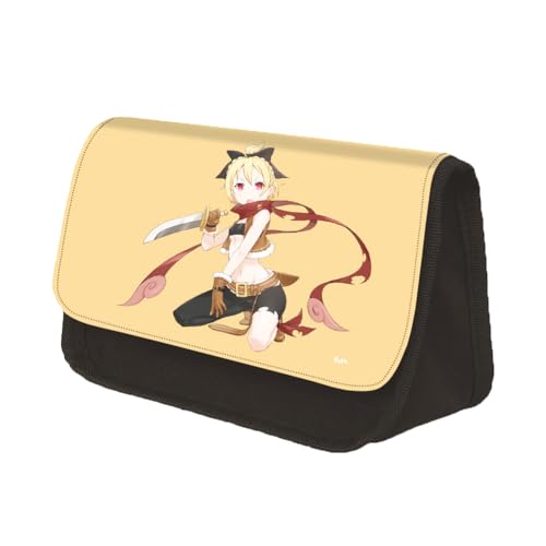 Jilijia Anime Re:0 Federmäppchen Rem/Ram Cartoon Doppelreißverschlüsse Federmäppchen Große Kapazität Schreibwaren Tasche Aufbewahrungstasche für Teenager Junge Mädchen Geschenke, Typ 7, 22x13x7.5CM, von Jilijia