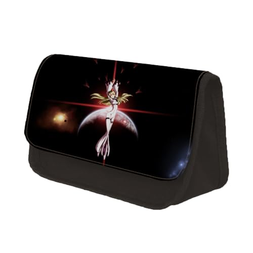 Jilijia Code Geass Lelouch of The Rebellion Federmäppchen, Anime, Doppelreißverschluss, großes Fassungsvermögen, Schreibwarentasche, Cartoon-Aufbewahrung, Stifttasche für Teenager, Jungen, Mädchen, von Jilijia