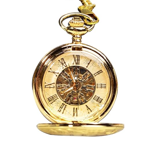 Jilijia Date A Live Anime Taschenuhr Tokisaki Kurumi Kreative Mechanische Uhr für Männer Frauen Mädchen Fans Geschenke mit schmaler Kette von Jilijia