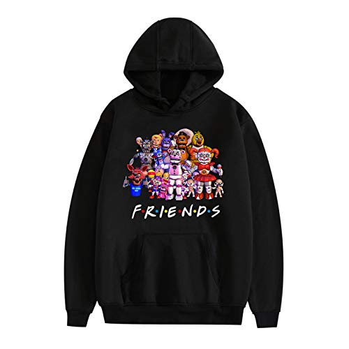 Jilijia 3D Five Anime Hoodie Comic Print Kordelzug Pullover Sweartshirt für Mädchen Erwachsene XL von Jilijia