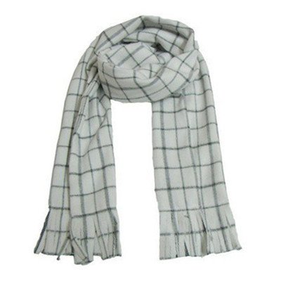 Jilijia Fairy Tail Schal Natsu Dragneel Schwarz und Weiß Karo Schals Schal Unisex Winter Warm Weich Halstuch Anime Cosplay Zubehör, Typ 1, 175CM von Jilijia