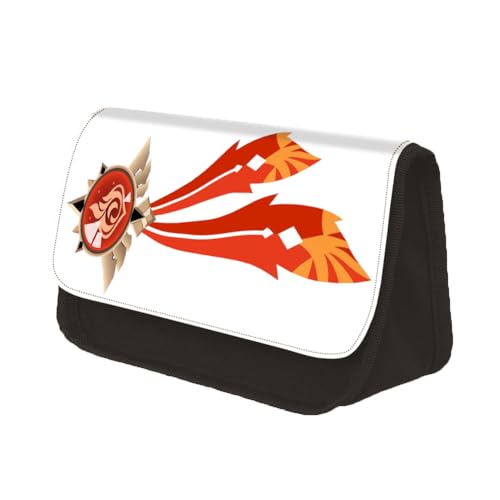 Jilijia Hu Tao/Kamisato Ayaka/Noelle Federmäppchen Anime Spiel Stifteetui Cartoon Schreibwaren Tasche Stiftebox, Diluc Ragnvindr, 22x13x7.5cm von Jilijia