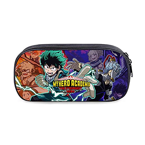 Jilijia My Hero Academia Federmäppchen, wasserdicht, Anime-Federmäppchen, Schreibtisch-Organizer für Jungen, Mädchen, Studenten und Bürobedarf von Jilijia