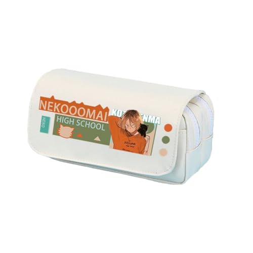 Jilijia Shoyo Hinata Federmäppchen Tobio Kageyama Anime Bedrucktes Federmäppchen Große Kapazität Schreibwaren Tasche Cartoon Aufbewahrung Stifttasche Studenten Schulbedarf Geschenke, Typ 4, 20x10CM von Jilijia