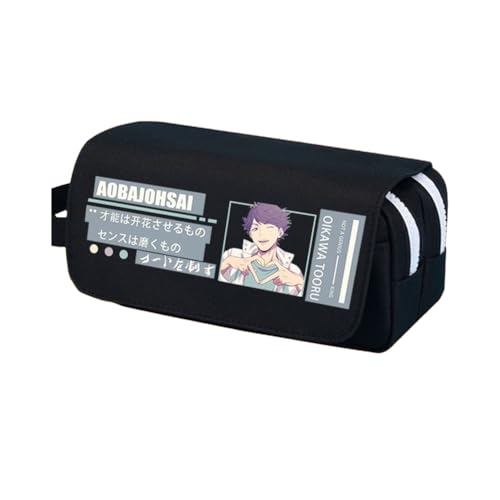 Jilijia Shoyo Hinata Federmäppchen Tobio Kageyama Anime Bedrucktes Federmäppchen Große Kapazität Schreibwaren Tasche Cartoon Aufbewahrung Stifttasche Studenten Schulbedarf Geschenke, Typ 7, 20x10CM von Jilijia