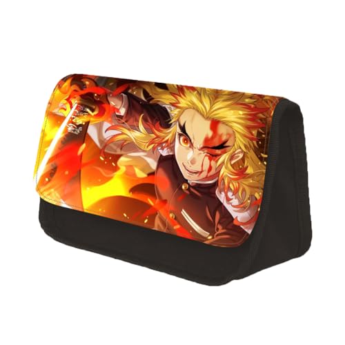 Jilijia Anime Kochou Shinobu Kamado Tanjiro Stifteetui Cartoon Stiftetasche Tomioka Giyuu Kamado Tanjiro Kanroji Mitsuri Stiftebox Kosmetiktaschen Schreibwarentasche, Typ 9, 22x13x7.5cm von Jilijia