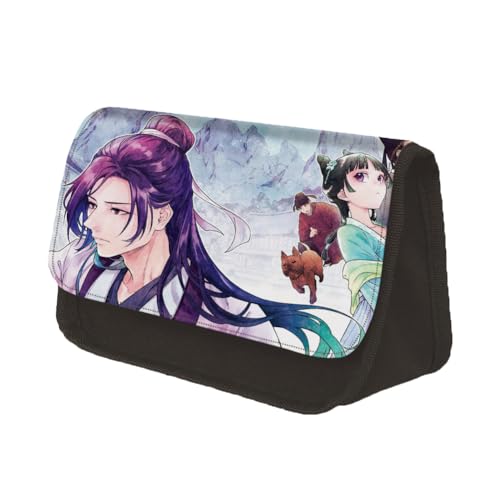 Jilijia The Apothecary Diaries Federmäppchen mit Reißverschluss, Maomao Anime Federmäppchen Große Kapazität Schreibwaren Organizer Bleistiftbox für Schüler Jungen Mädchen, Typ 13, 22x13x7.5CM, Modern von Jilijia