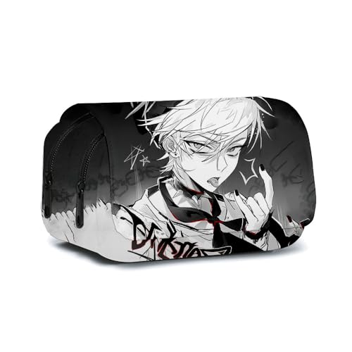 Luka Federmäppchen Anime Till Ivan Stifttasche Große Kapazität 3D-Druck Federmäppchen Cartoon Doppellagig Reißverschluss Bleistift Box Student Schreibwaren Geschenke für Jungen Mädchen Teenager, Typ 2 von Jilijia