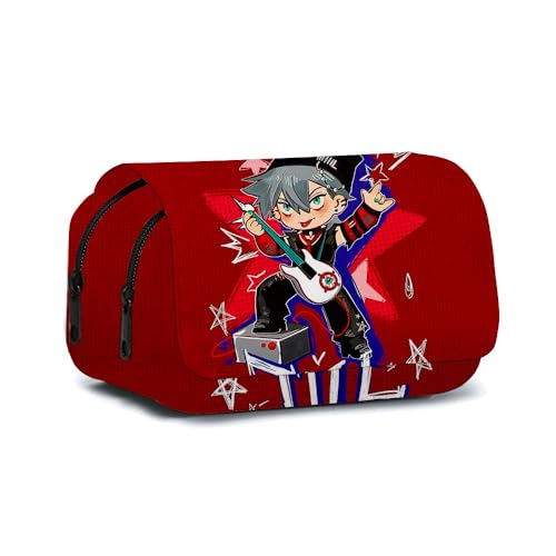 Luka Federmäppchen Anime Till Ivan Stifttasche Große Kapazität 3D-Druck Federmäppchen Cartoon Doppellagig Reißverschluss Bleistift Box Student Schreibwaren Geschenke für Jungen Mädchen Teenager, Typ 7 von Jilijia