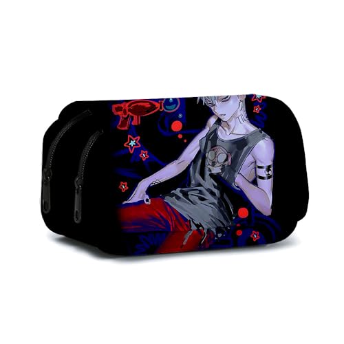 Luka Federmäppchen Anime Till Ivan Stifttasche Große Kapazität 3D-Druck Federmäppchen Cartoon Doppellagig Reißverschluss Bleistift Box Student Schreibwaren Geschenke für Jungen Mädchen Teenager, Typ 5 von Jilijia