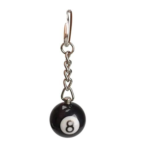 Kleiner Anhänger, Schwarz, 8 Stück, Billardschmuck, Schlüsselanhänger, für Billard, kreativ, schwarz, Nr. 8 große kleine Geschenke, Spielzeug, Schwarz , 0.98in Kleiner Anhänger, Schwarz, 8 Stück, Billardschmuck, Schlüsselanhänger, für Billard, kreativ, schwarz, Nr. 8 große kleine Geschenke, Spielzeug, Schwarz , 0.98in von Jilin