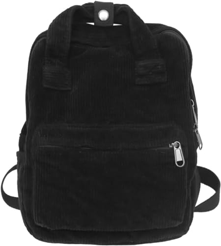 Jiliyote Cord Rucksack Klein für Mädchen & Jungen-Damen Klein Schulrucksack Cord Rucksäcke Damen Rucksackhandtaschen Rucksack Daypack für Lässig Schule Freizeit von Jiliyote