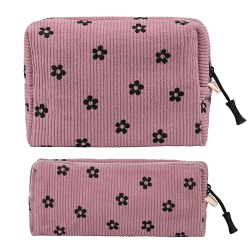 Jiliyote Kosmetiktasche Cord klein Kulturtasche Damen klein Kosmetikbeutel mit Lächeln Cord Kosmetiktasche Damen Cord Kord Cosmetic Bag Reise Kosmetikbeutel für Travel mädchen Damen Jiliyote Kosmetiktasche Cord klein Kulturtasche Damen klein Kosmetikbeutel mit Lächeln Cord Kosmetiktasche Damen Cord Kord Cosmetic Bag Reise Kosmetikbeutel für Travel mädchen Damen von Jiliyote