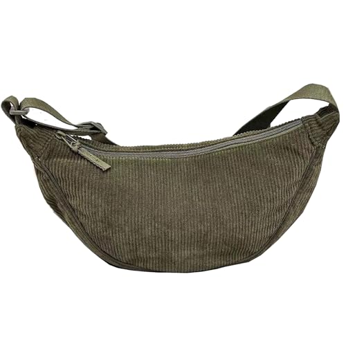 Jiliyote Umhängetasche Damen Cord Crossbody Damen Halbmond Tasche Damen Umhängetasche Cord Crossbody Bag Damen Schultertsche für Arbeit Einkaufen Schule Shopping Jiliyote Umhängetasche Damen Cord Crossbody Damen Halbmond Tasche Damen Umhängetasche Cord Crossbody Bag Damen Schultertsche für Arbeit Einkaufen Schule Shopping von Jiliyote