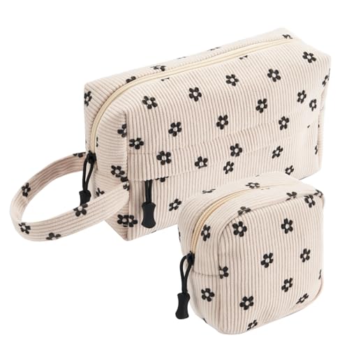 Jiliyote Kosmetiktasche Damen Set-Cord Kulturtasche Damen Kosmetikbeutel Make-up Tasche Kosmetiktaschen Cosmetic Bag Set für Mädchen Travel von Jiliyote