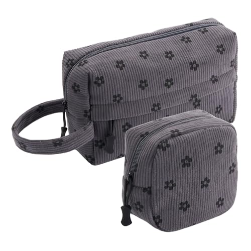 Jiliyote Kosmetiktasche Damen Set-Cord Kulturtasche Damen Kosmetikbeutel Make-up Tasche Kosmetiktaschen Cosmetic Bag Set für Mädchen Travel von Jiliyote