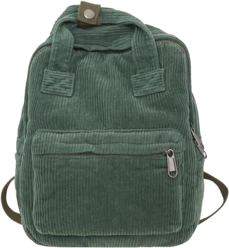 Jiliyote Schulrucksack Cord Rucksack Klein für Mädchen & Jungen-Damen Klein Daypack Cord Rucksäcke Damen Rucksackhandtaschen Rucksack Für Lässig Schule Freizeit Arbeit von Jiliyote