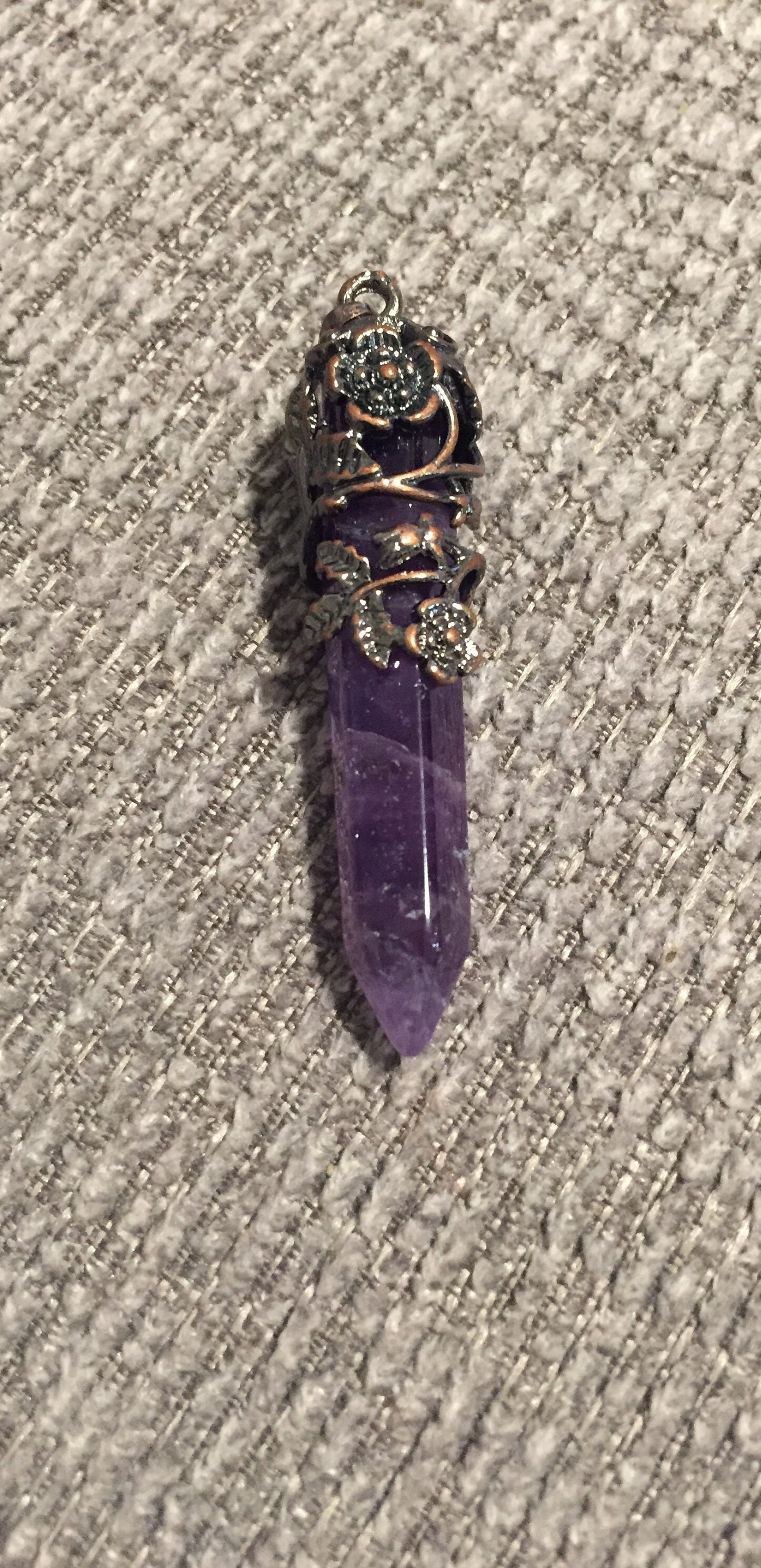 Amethyst Hexagon Anhänger Amethyst Hexagon Anhänger von JillDAngeloJewelry