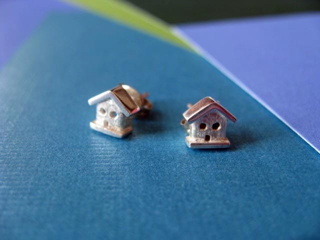 Teenie Stud Ohrringe Sterling Silber Beiträge von JillKDavisJewelry