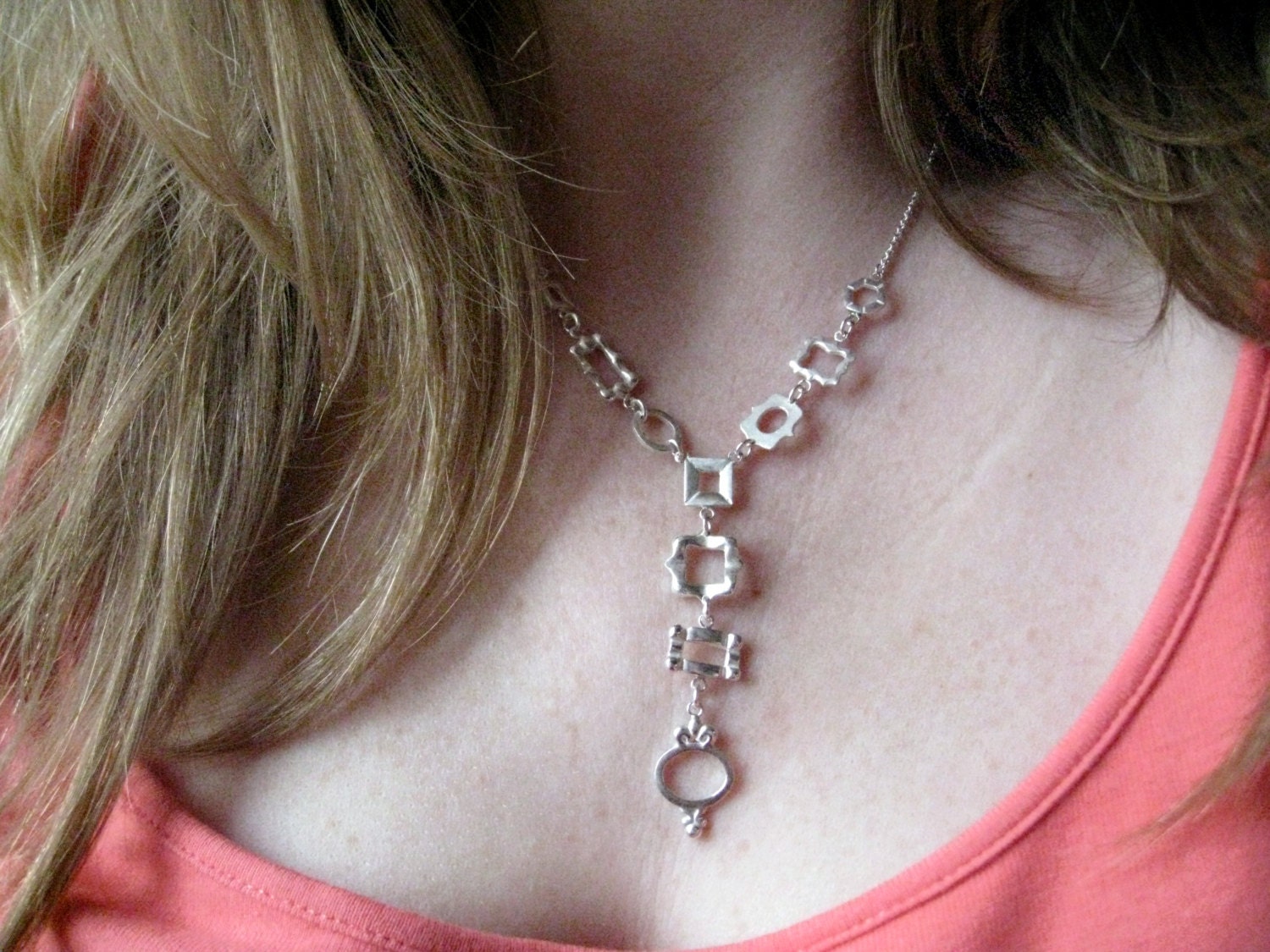 Winzige Frames Erklärung Halskette Sterlingsilber Winzige Frames Erklärung Halskette Sterlingsilber von JillKDavisJewelry