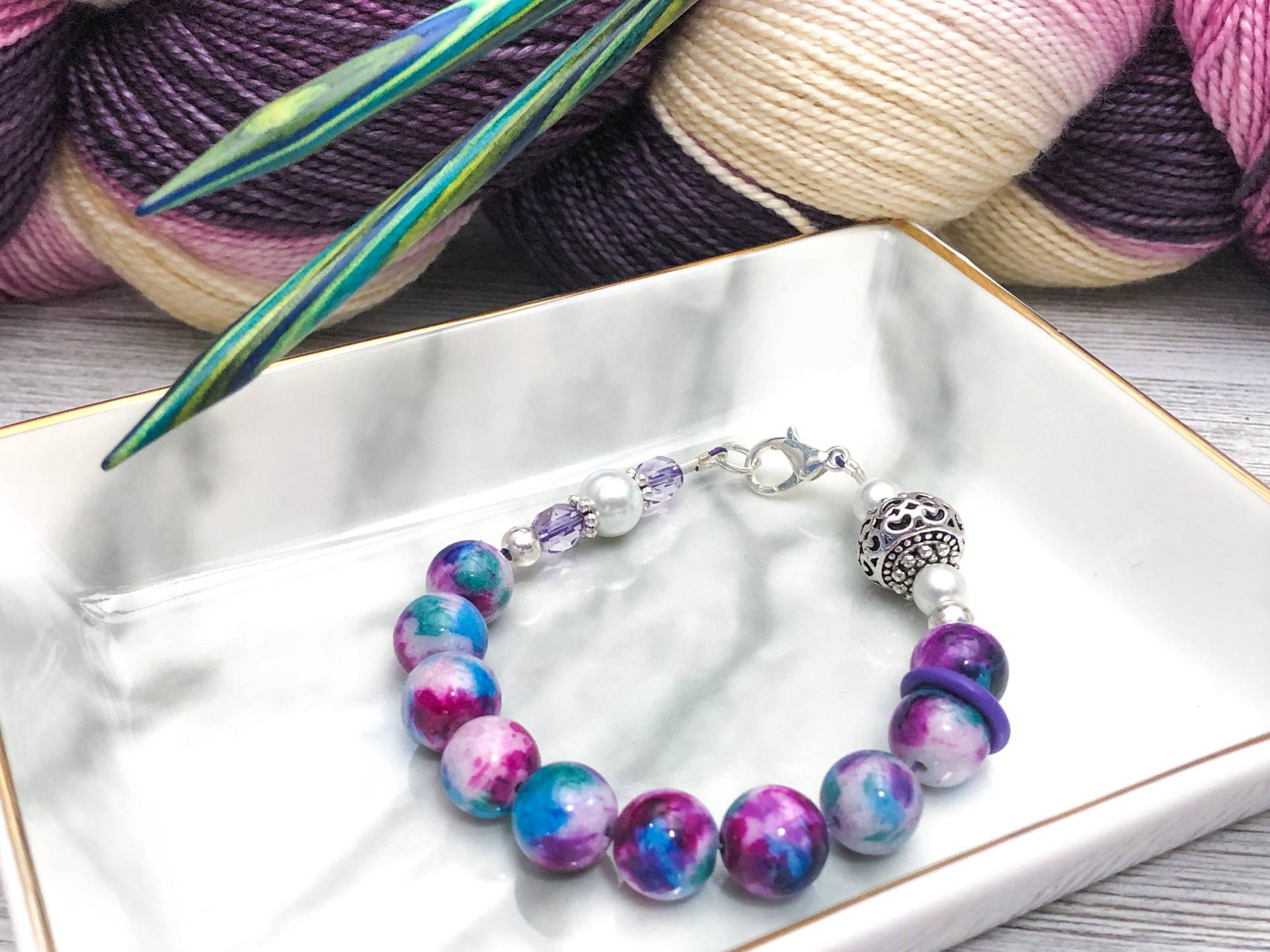 Jade Abacus Zähl Armband Reihenzähler Schmuck Jade Abacus Zähl Armband Reihenzähler Schmuck von JillsBeadedKnitBits