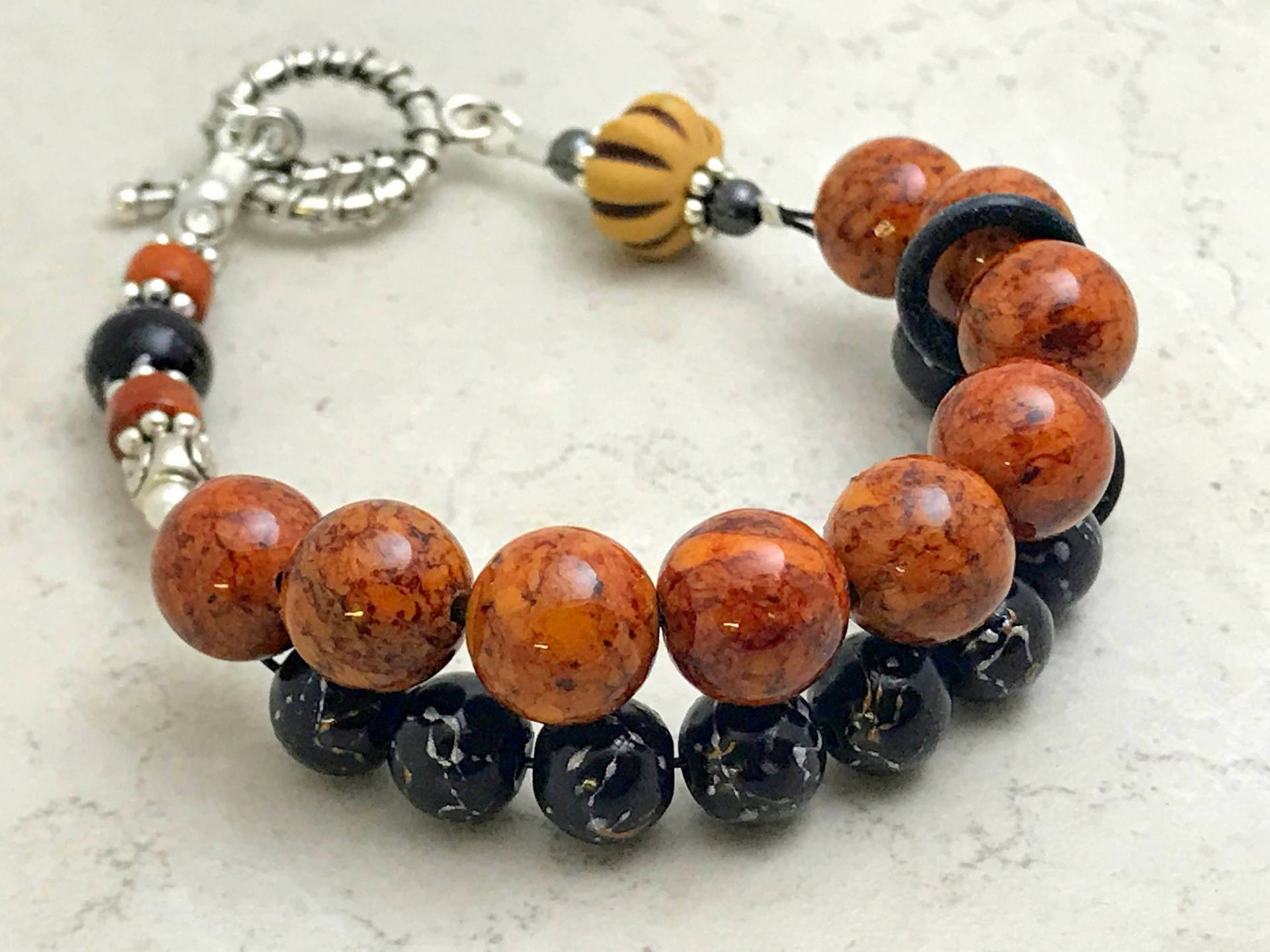 Muskatnuss Abakus Armband Perlen Reihenzähler, Geschenk Für Strickerinnen Muskatnuss Abakus Armband Perlen Reihenzähler, Geschenk Für Strickerinnen von JillsBeadedKnitBits