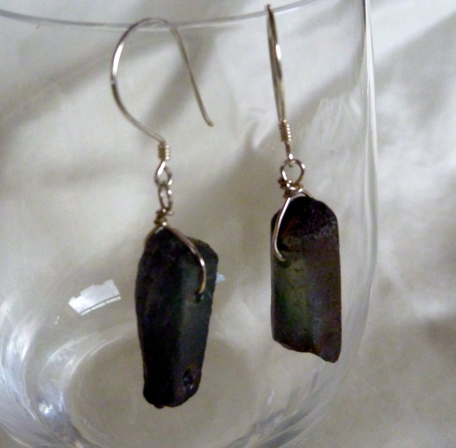 Titan Quarz Kristall Ohrringe Titan Quarz Kristall Ohrringe von JillzJewelry